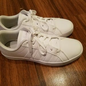 White Adidas women's size 8